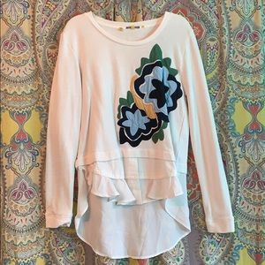 Anthropologie sweatshirt tunic